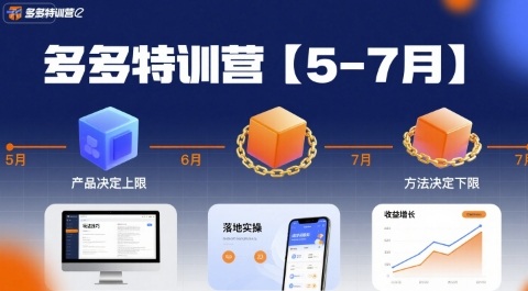 多多特训营【5-7月】产品决定上限，方法决定下限，各种玩法技巧落地实操-聚星轻创-轻创终点站