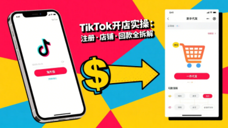 大熊跨境·TikTok从开店到投流的进阶课-聚星轻创-轻创终点站