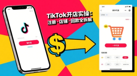 TikTok从开店到投流的进阶课，从基础实操到高阶技巧一网打尽-聚星轻创-轻创终点站