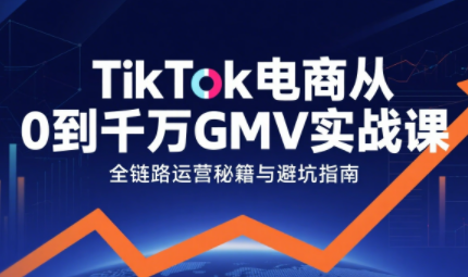 三千老师·TikTok电商从0到千万GMV实战课-聚星轻创-轻创终点站