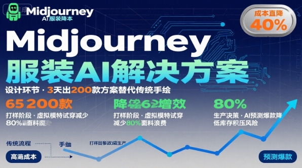 AI在服装领域的运用，使用midjourney做服装辅助企业降低成本-聚星轻创-轻创终点站